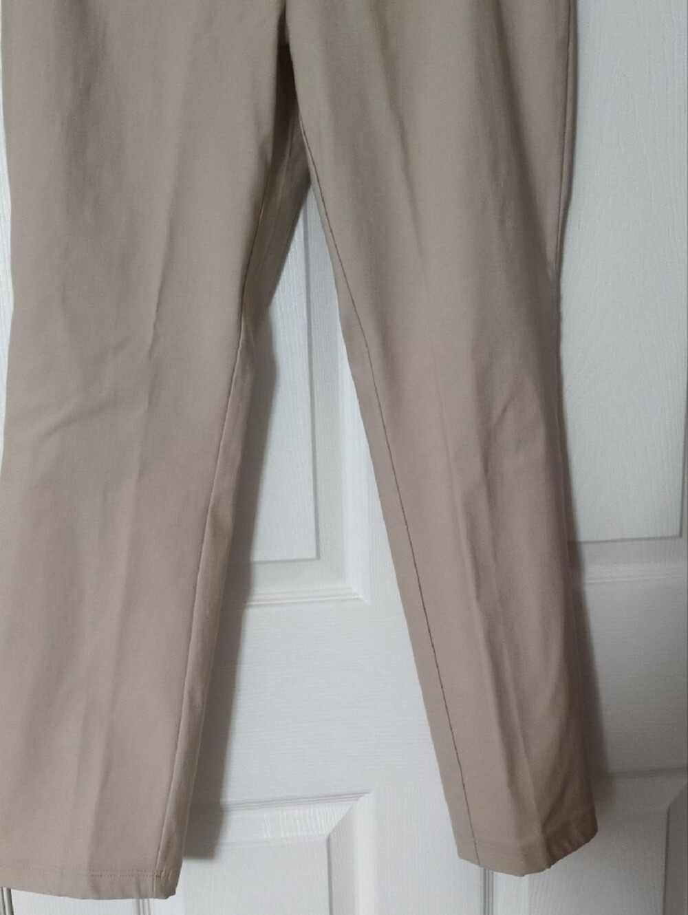 Tailored Women's Taupe Straight-Leg Trousers - Picture 4 of 7